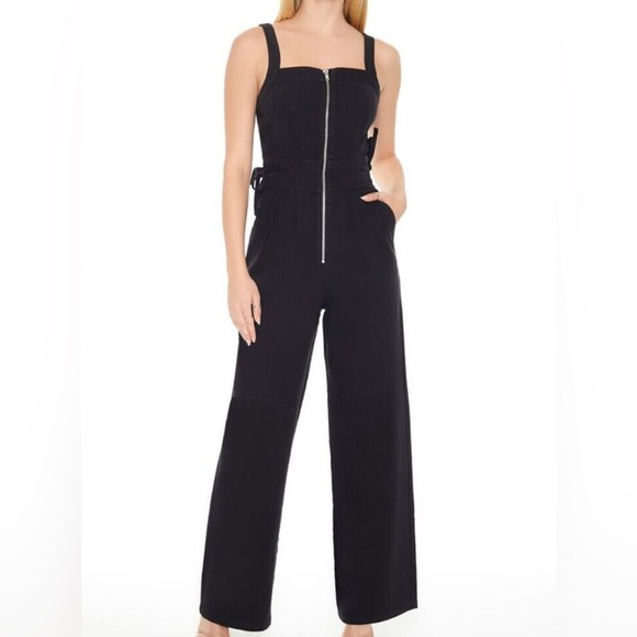 Forever 21 Black denim Jumpsuit - Picture 6 of 6